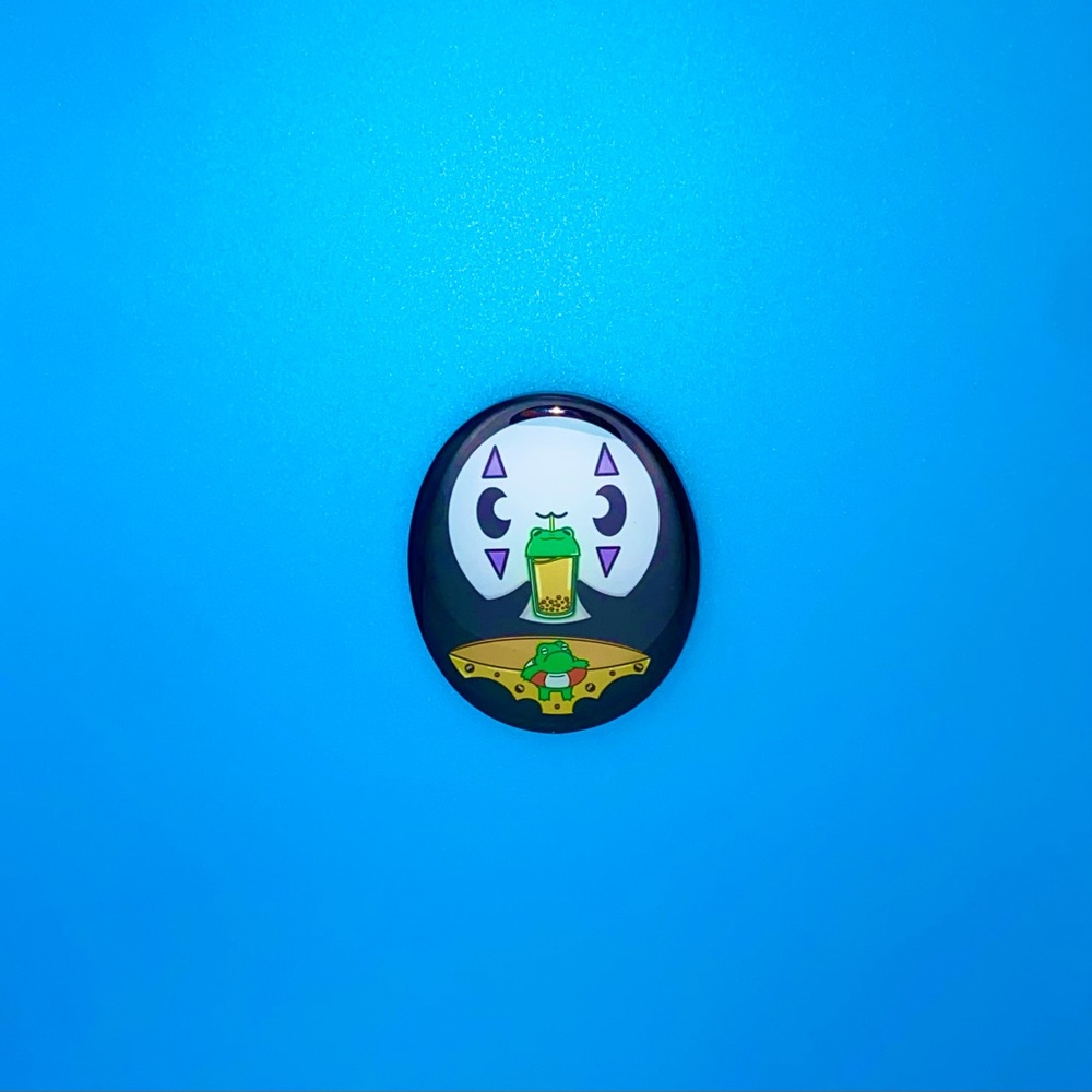 Acrylic Phone Grips (Spirited Away Themed — Faceless)